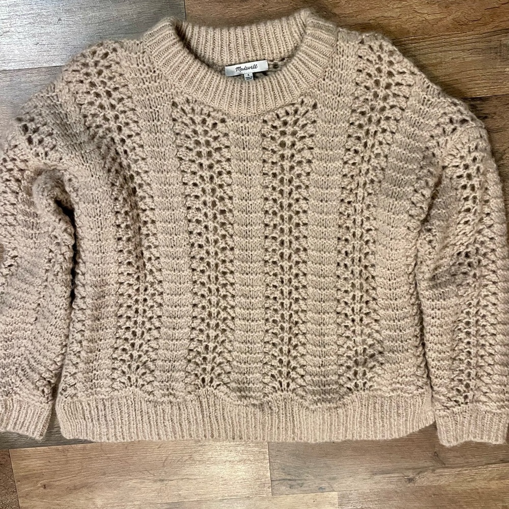 Madewell Alpaca Wool Knit Heather Sweater